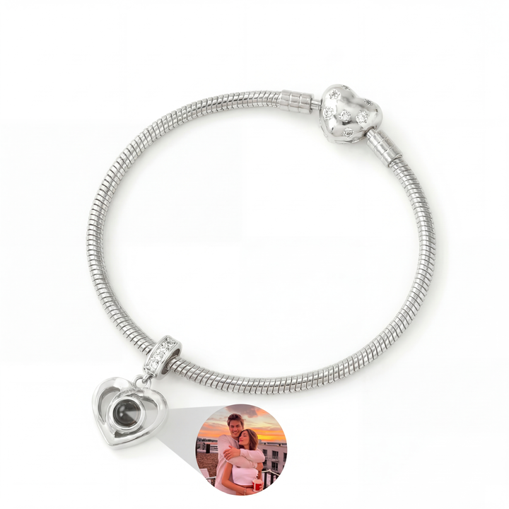 Kişiye Özel Fotoğraflı Charm Bileklik