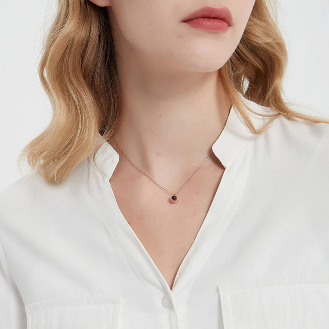 Fotoğraflı Kişiye Özel Küre Kolye